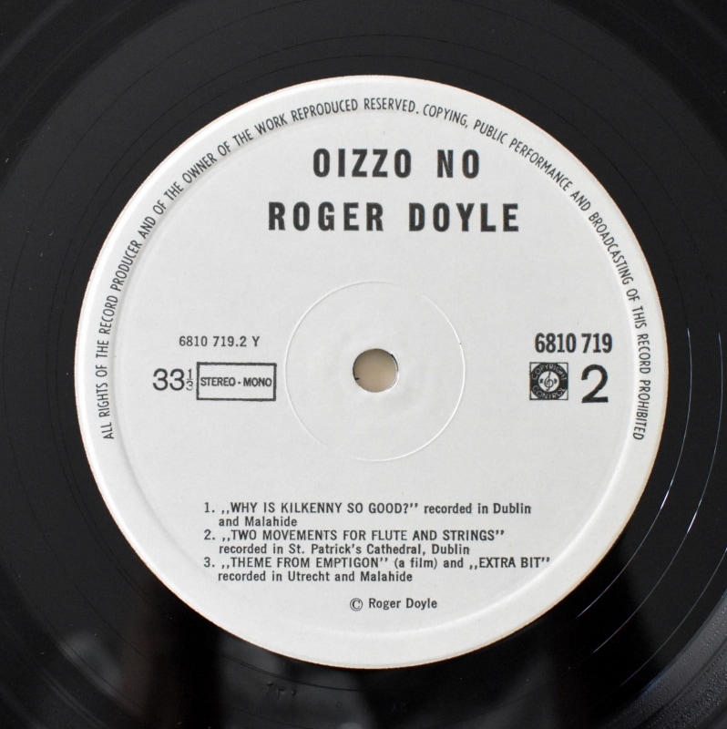 Roger Doyle - Oizzo No   [LP]500硡ꥸʥ