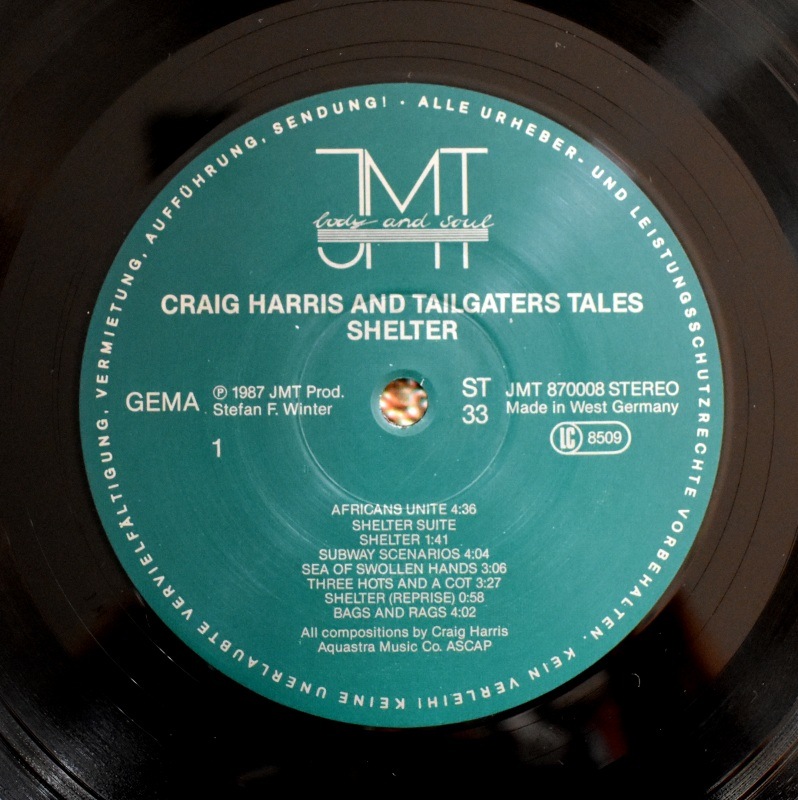 Craig Harris And Tailgaters Tales &#8211; Shelter   [LP]