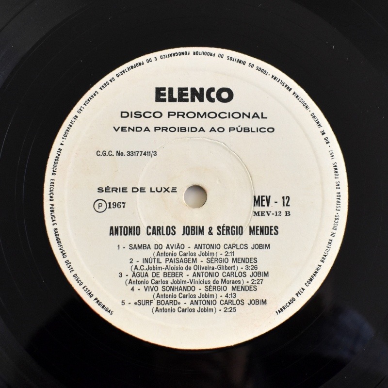 Antonio Carlos Jobim & Se;rgio Mendes - Antonio Carlos Jobim & Sergio Mendes    [LP]