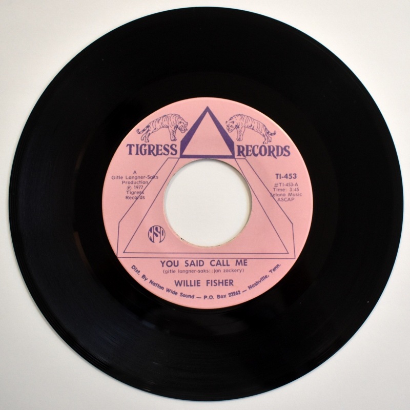 Willie Fisher - You Said Call Me / ST (Instrumental)      [7inch]