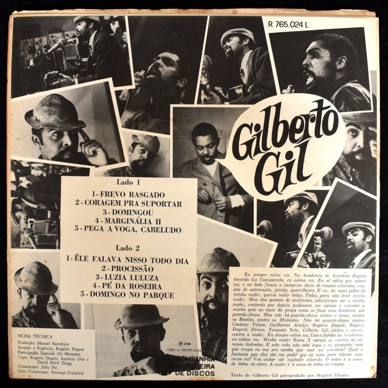 Gilberto Gil - Gilberto Gil     [LP]���ȥ��ԥ��ꥢ���饷�å���60ǯ��֥饸����å���̾��
