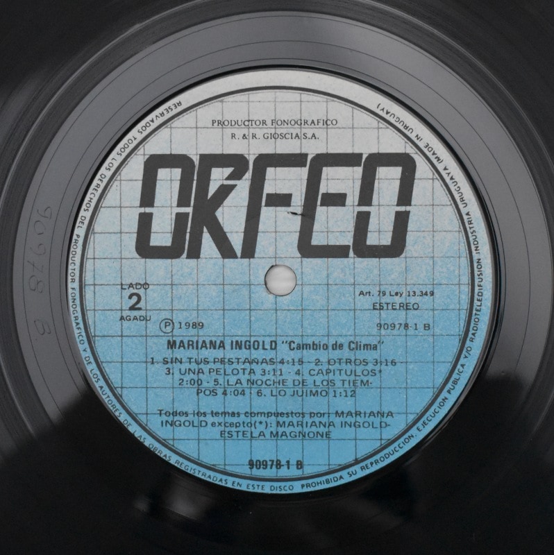 Mariana Ingold - Cambio De Clima  [LP] '89�����륰�������ꥸ�ʥ�ץ쥹���쥢��