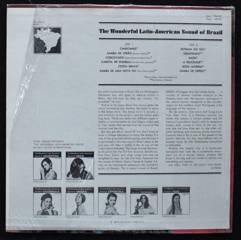 Various - The Wonderful Latin-American Sound Of Brazil「LP