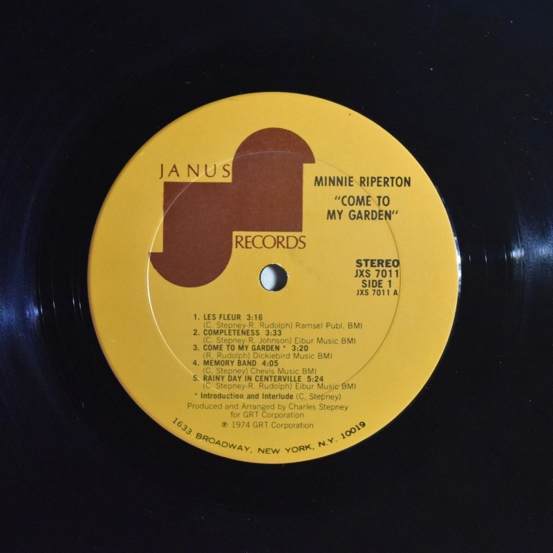Minnie Riperton - Come To My Garden '74 Janus 盤[LP]｜SOUL / FUNK,soul ...