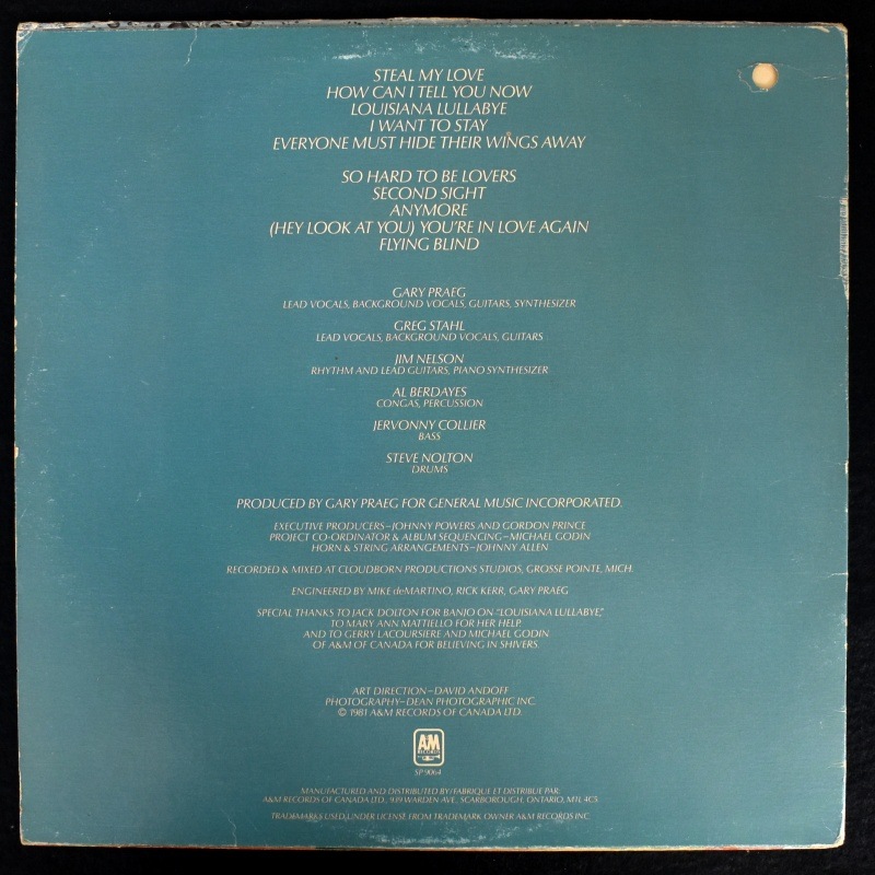 Shivers - Falling In Love    [LP]