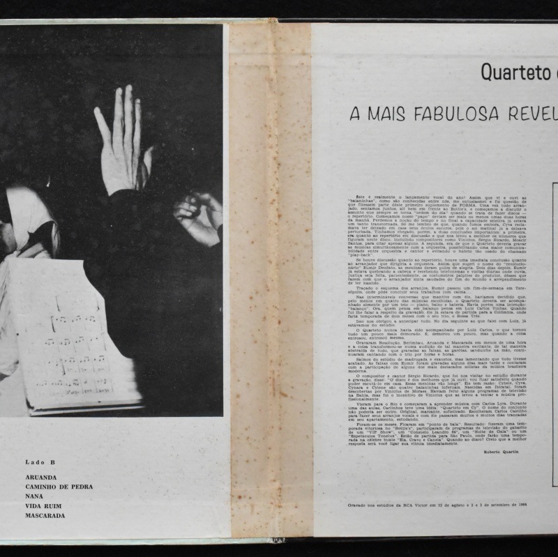 Quarteto Em Cy -  Quarteto Em Cy  ���ꥸ�ʥ롡�쥢���ƥ쥪��LP]