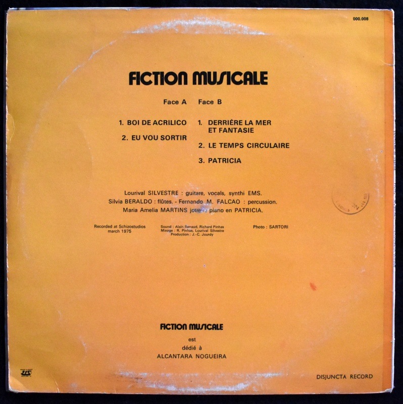 Lourival Silvestre - Fiction Musicale    [LP]