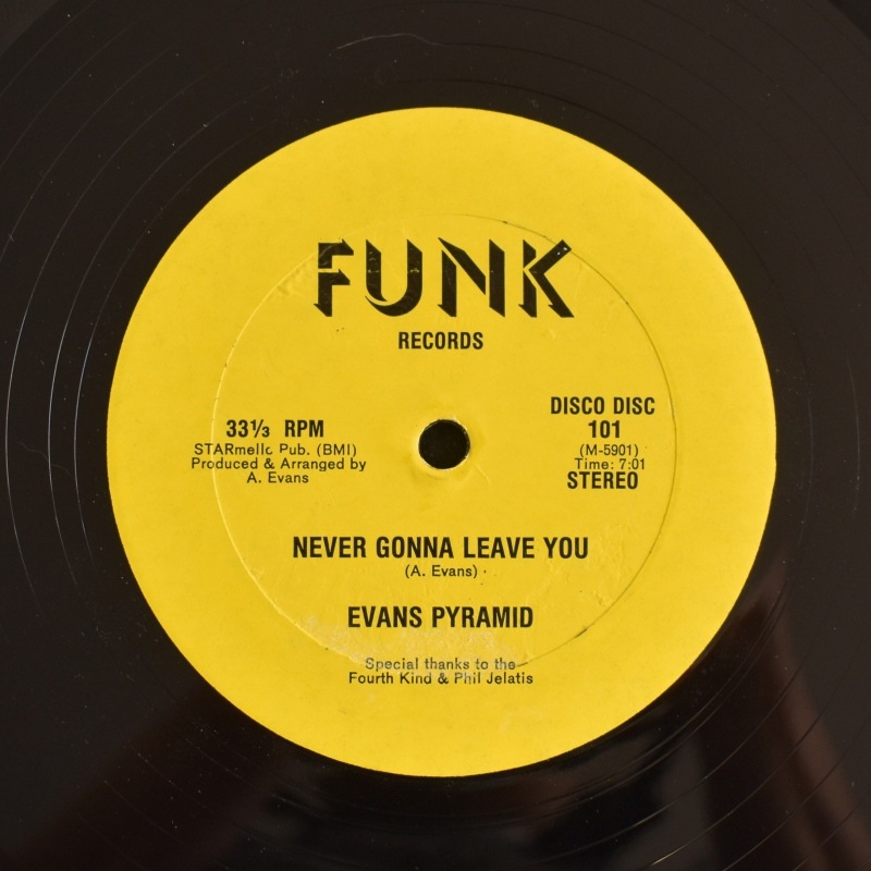Evans Pyramid - Never Gonna Leave You / The Dip Drop   [12inch Single]