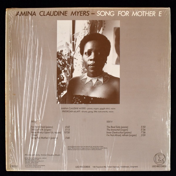 Amina Claudine Myers - Song For Mother E