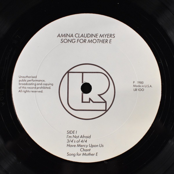 Amina Claudine Myers - Song For Mother E