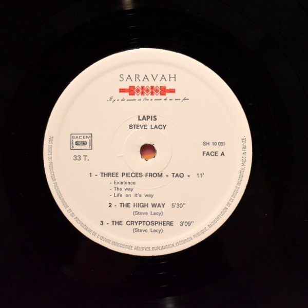 Steve Lacy - Lapis���ե�󥹡�������������؎��ގŎ١��쥢�쥳����