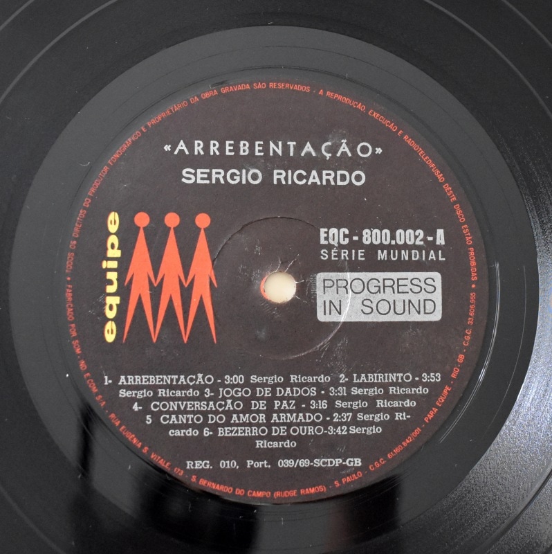 Sergio Ricardo - Arrebentacao [LP]｜BRAZIL,MPB｜Paddy Field