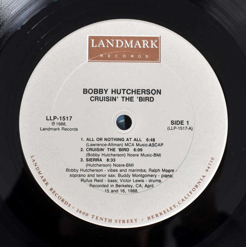 Bobby Hutcherson - Cruisin' The 'Bird           [LP]