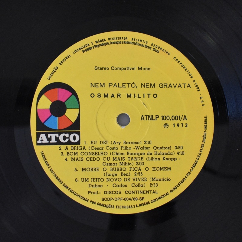 Osmar Milito - Nem Paleto, Nem Gravata    [LP]��������