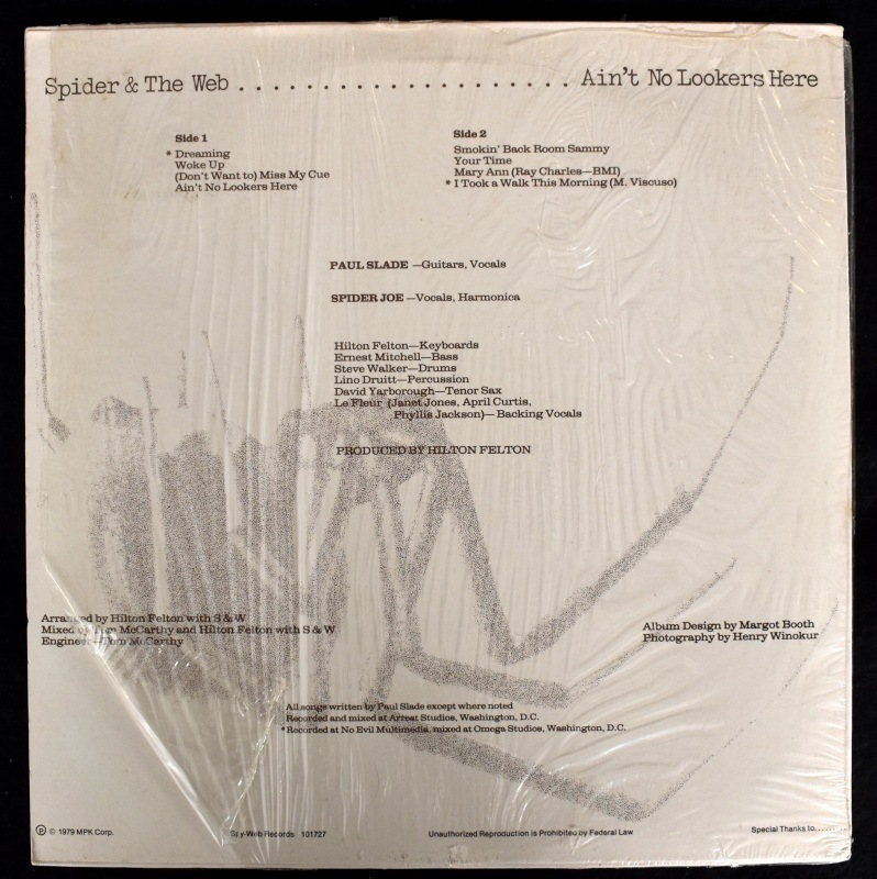 Spider & The Web - Ain't No Lookers Here     [LP]��Hilton Felton �ץ��ǥ塼����
