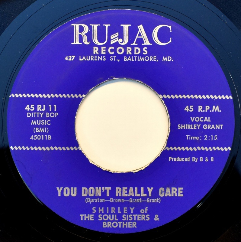 Shirley Of The Soul Sisters & Brother - What More? (Can Anyone Want) / You Don't Really Care  [7inch]