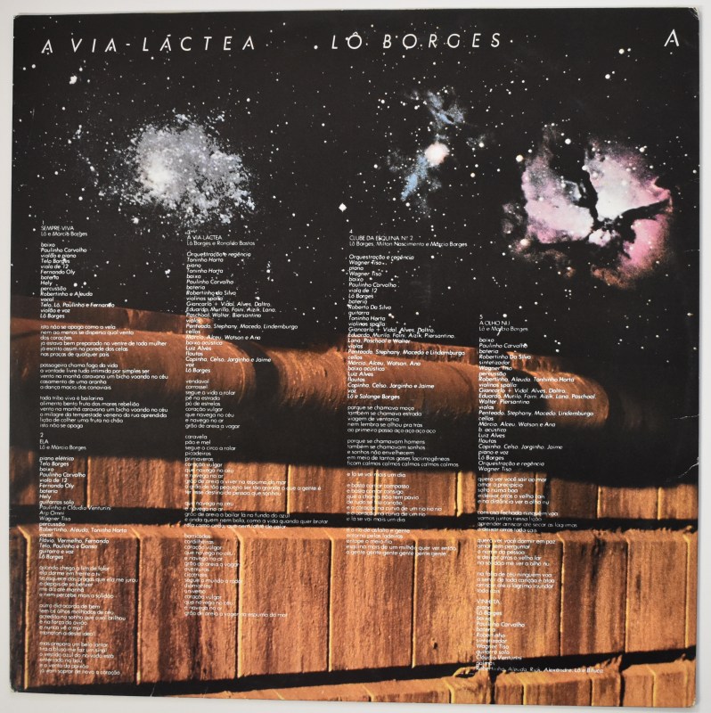 ブラジル名作! Lo Borges / A Via-Láctea Lô Borges – A Via-Láctea | Releases | Discogs