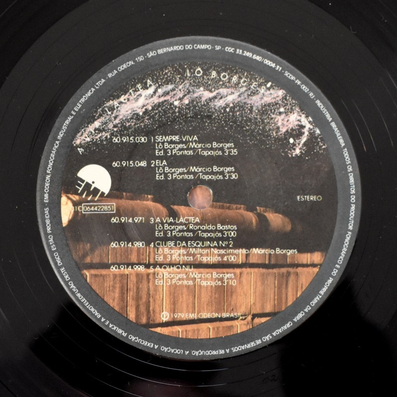 BRA85年　ほぼ美盤！Lo Borges/ A Via Lactea レコード Lo Borges - A Via-Lactea [LP]｜JAZZ,JAZZ ROCK / FUSION
