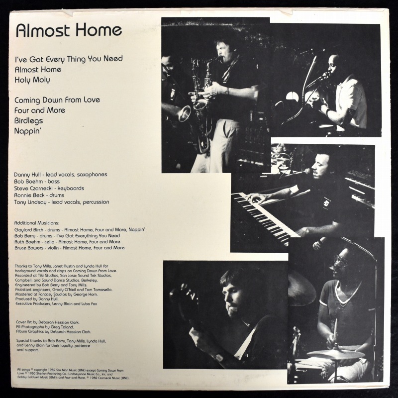 The Danny Hull Quintet - Almost Home    [LP]