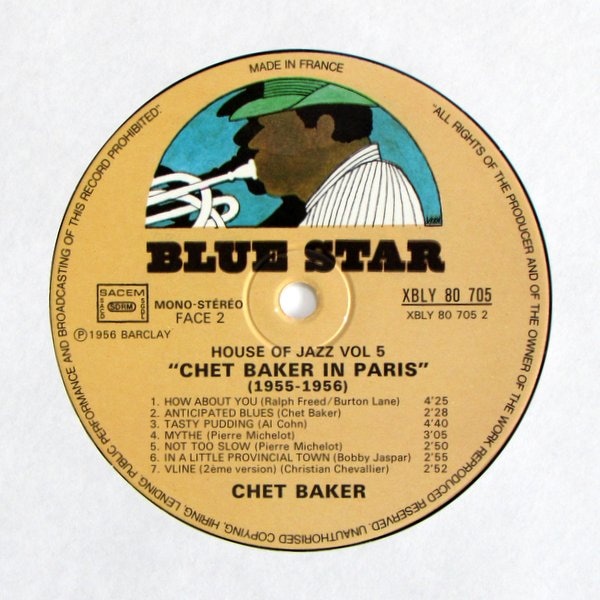 Chet Baker In Paris' Albums Returning To Vinyl
