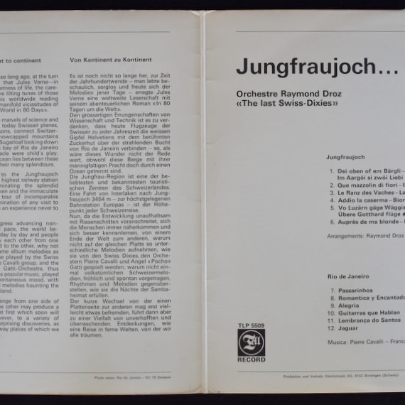 Orchestre Raymond Droz Avec Pierre Cavalli Et Son Orchestre