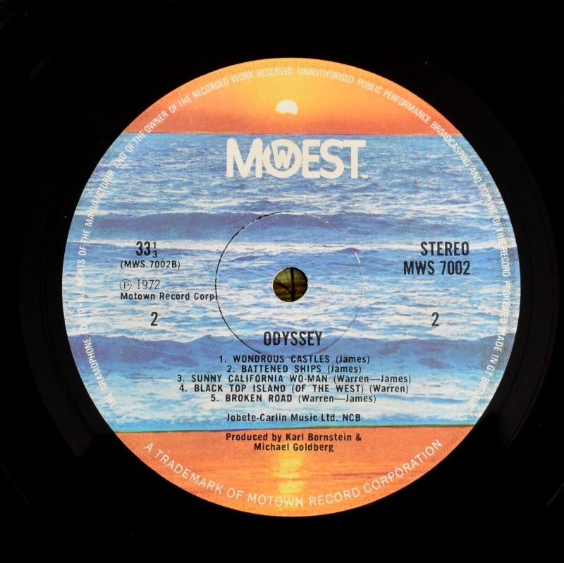 Odyssey - Odyssey   [LP]