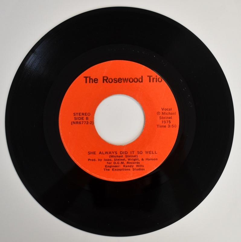 The Rosewood Trio - West 15th Street Strut / She Always Did It So Well    [7inch]