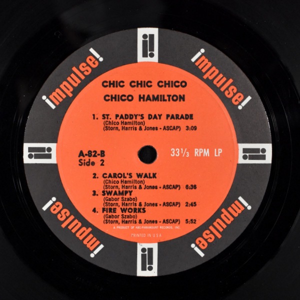 Chico Hamilton - Chic Chic Chico���ݥ�󥹥�����Repulsion����Ͽ