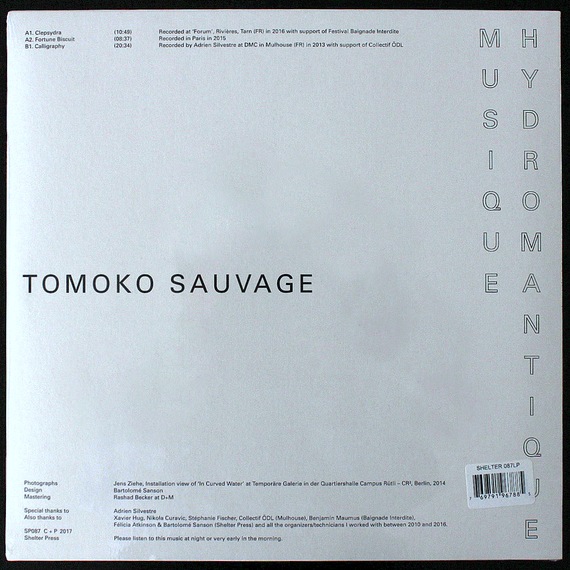 Tomoko Sauvage - Musique Hydromantique  [LP]