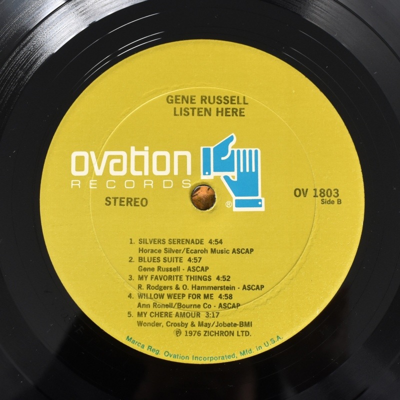 Gene Russell - Listen Here           [Compilation LP]