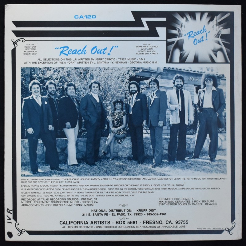 洋楽 The Ray Camacho Band - Reach Out! The Ray Camacho Band - Reach Out! The Ray Camacho Band - Shake