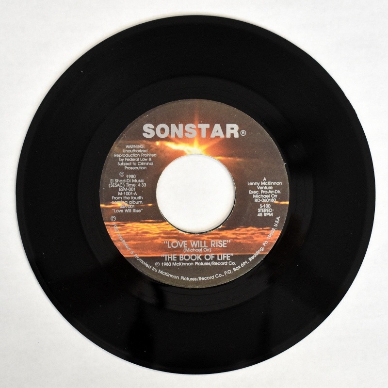 The Book Of Life - Love Will Rise / I Don't Know You     [7inch]