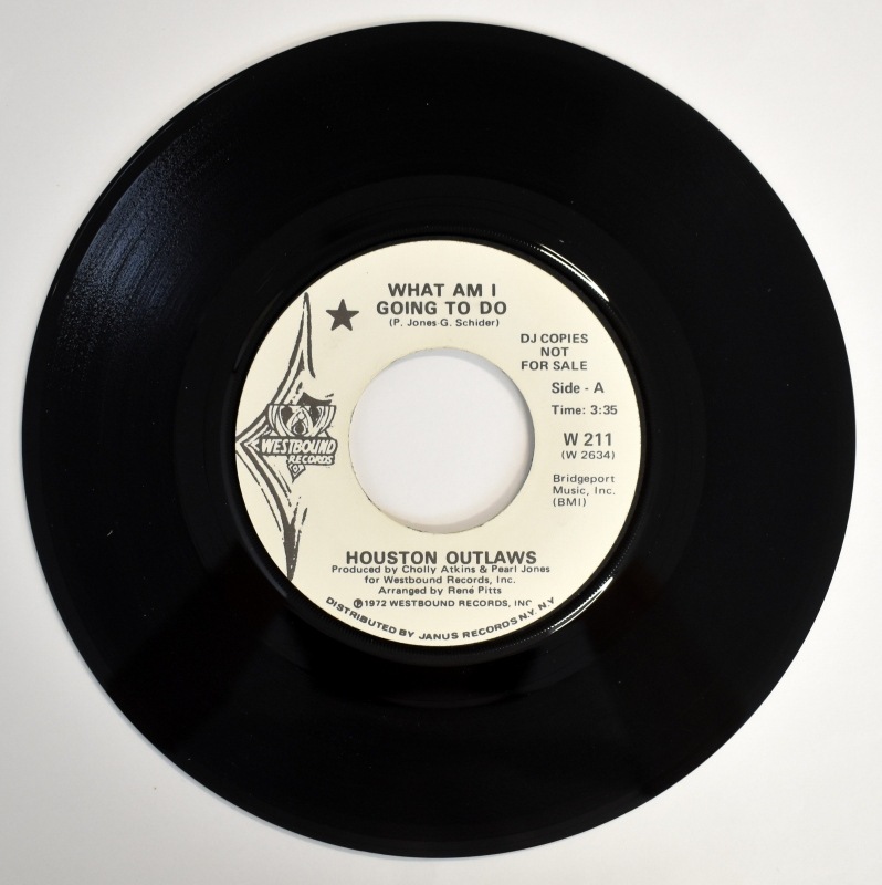 Houston Outlaws - What Am I Going To Do / Sweet Thing    [7inch Promo]