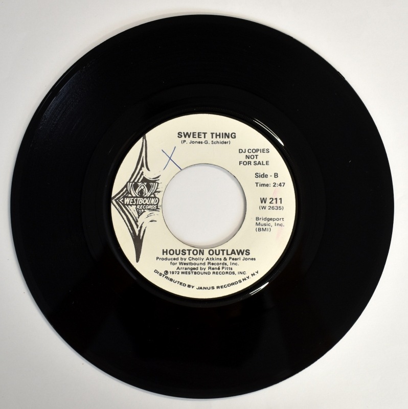 Houston Outlaws - What Am I Going To Do / Sweet Thing    [7inch Promo]