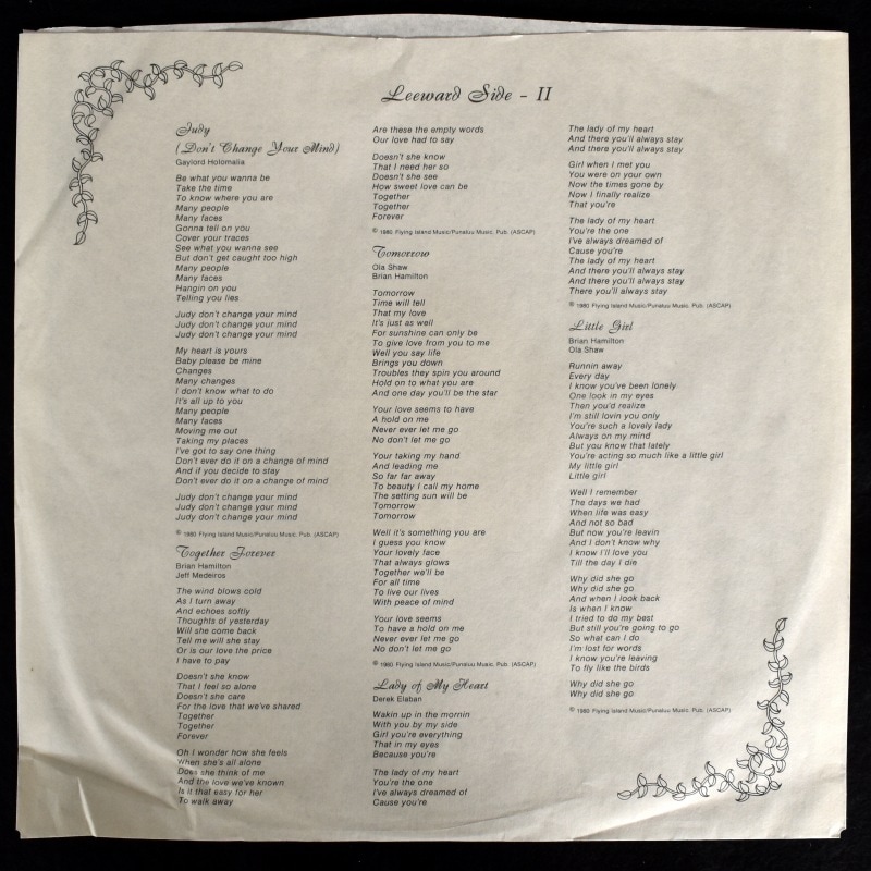 Hawaii - Out Of The Dark    [LP]