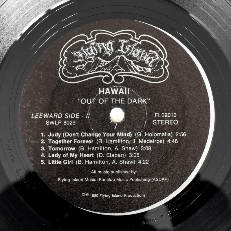 Hawaii - Out Of The Dark    [LP]