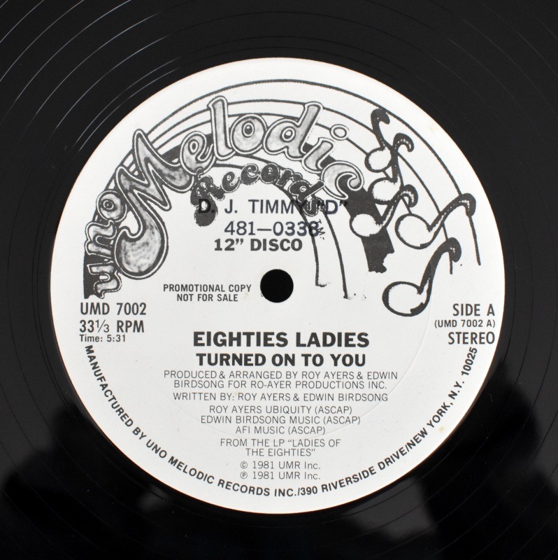 Eighties Ladies - Turned On To You   [12inch Promo]
