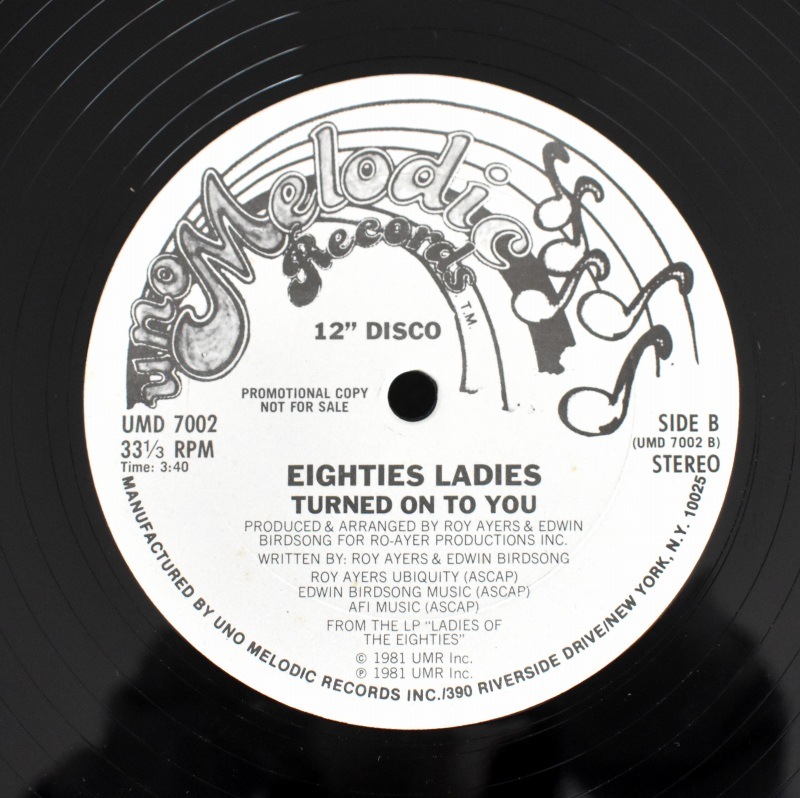 Eighties Ladies - Turned On To You   [12inch Promo]