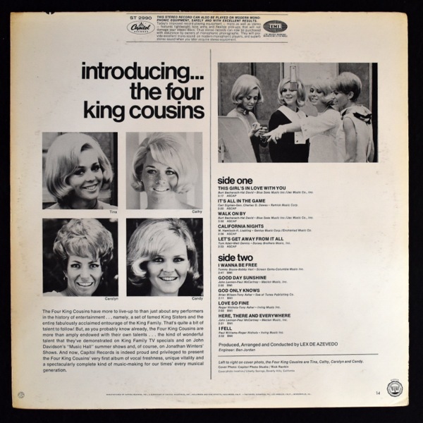 The Four King Cousins - Introducing｜60'S BEAT & POPS｜Paddy