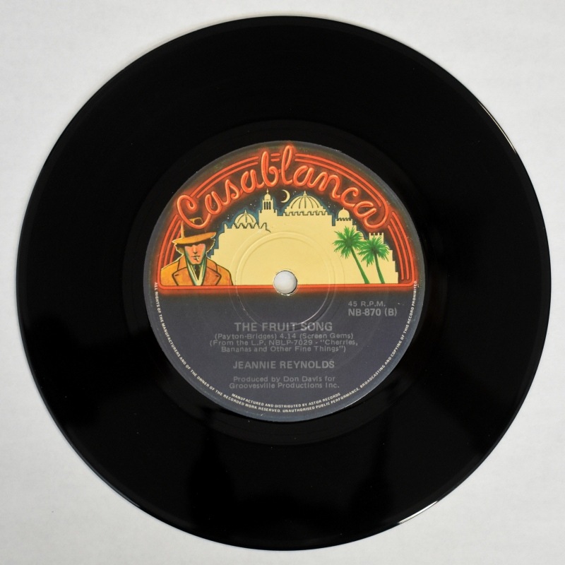 Jeannie Reynolds - Hit And Run / The Fruit Song    [LP]