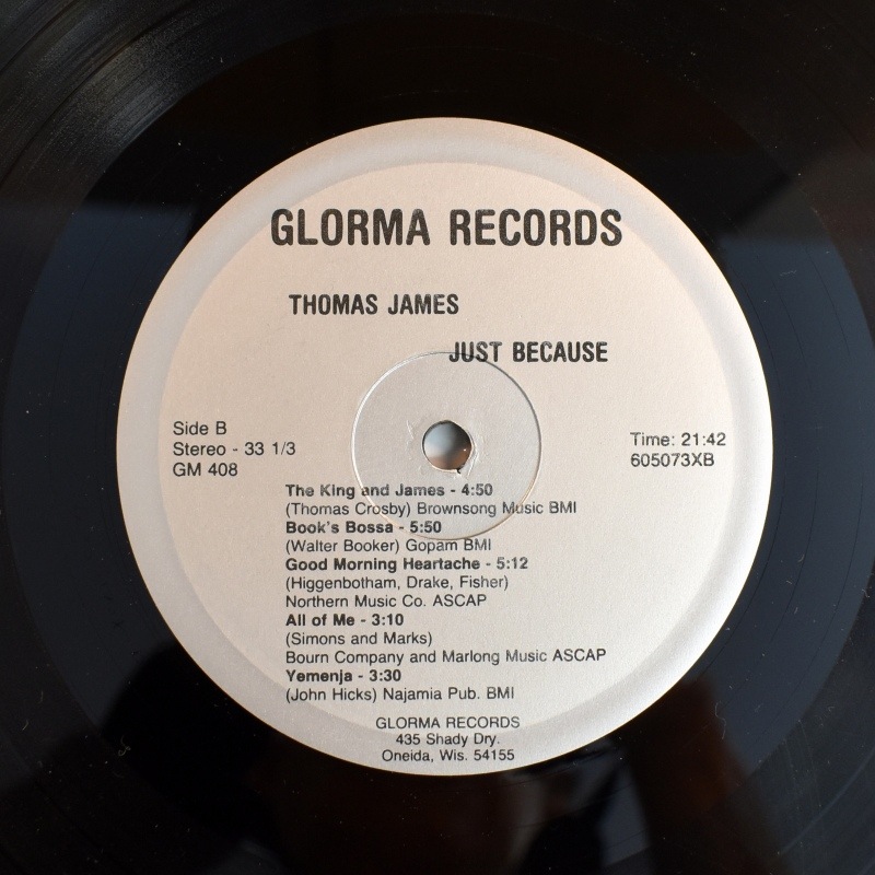 Thomas James - Just Because   [LP]