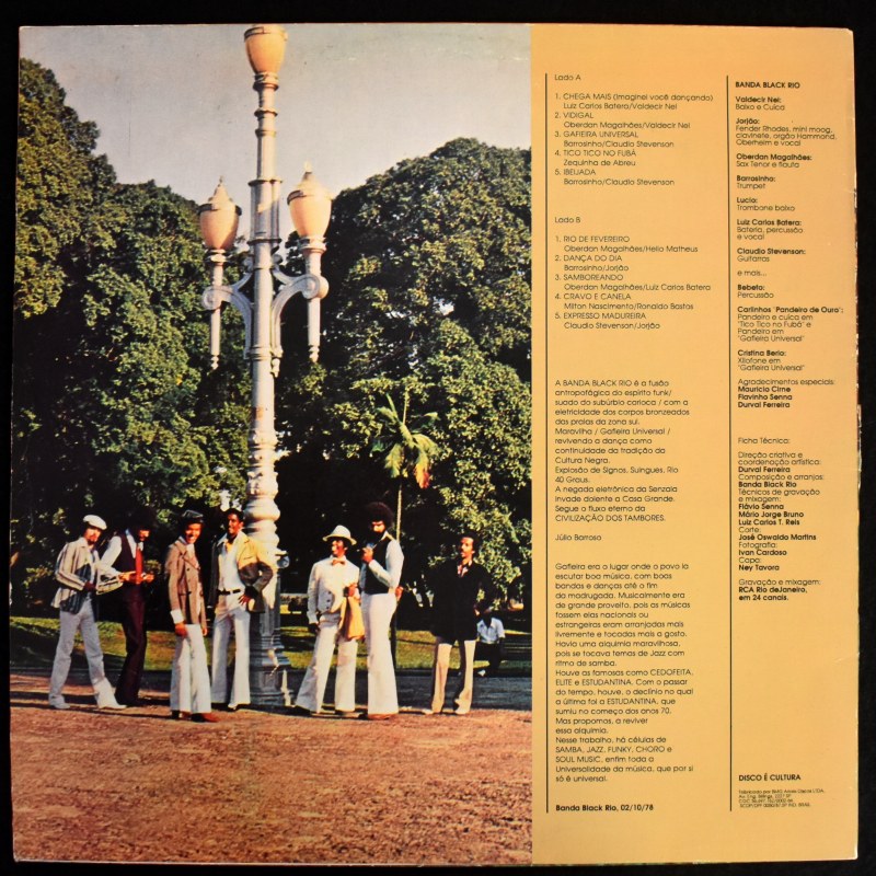 レコードBANDA BLACK RIO Gafeira Universal LP Banda Black Rio – Gafieira Universal – Vinyl (LP, Reissue), 1993