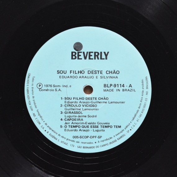 Eduardo Araujo & Silvinha - Sou Filho Desse Chao [LP]