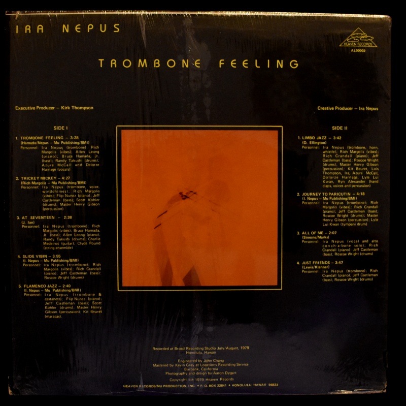 Ira Nepus - Trombone Feeling     [LP]