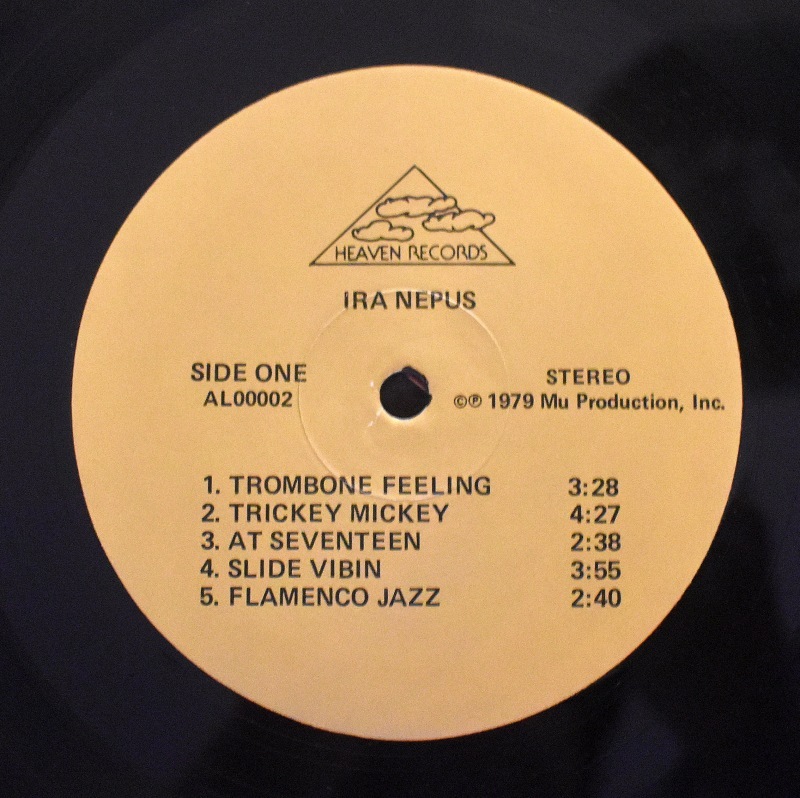 Ira Nepus - Trombone Feeling     [LP]
