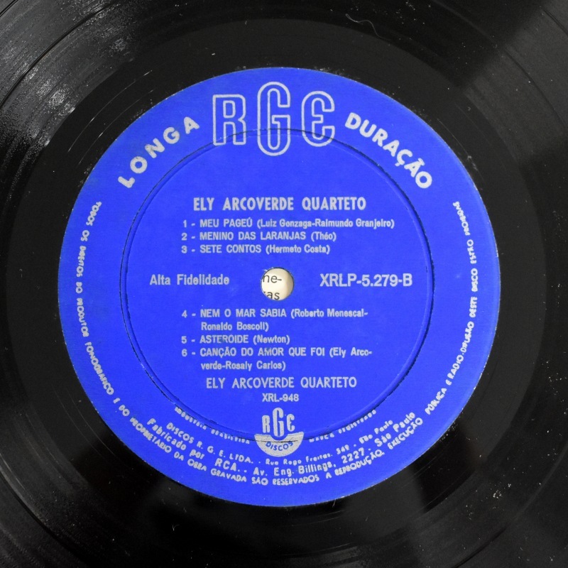 Ely Arcoverde Quarteto - Ely Arcoverde Quarteto   [LP]