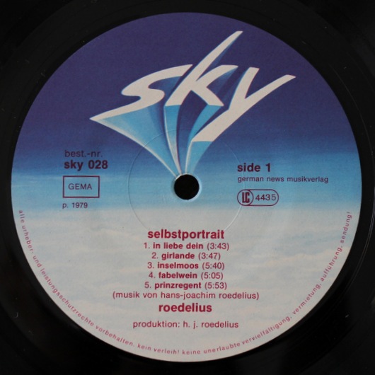 Hans-Joachim Roedelius ‎– Selbstportrait