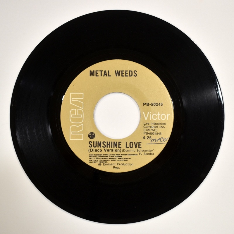 Metal Weeds - Sunshine Love (AM Version) / ST (Disco Version)   [7inch]