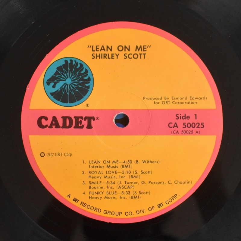 Shirley Scott - Lean On Me     [LP]��US���ꥸ�ʥ�