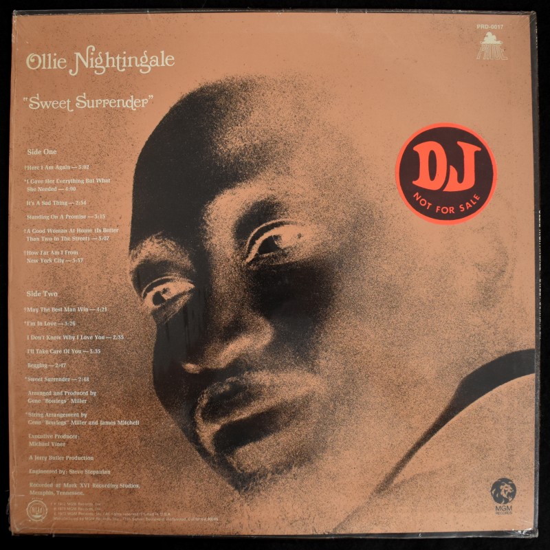Ollie Nightingale - Sweet Surrender    [Promo LP]